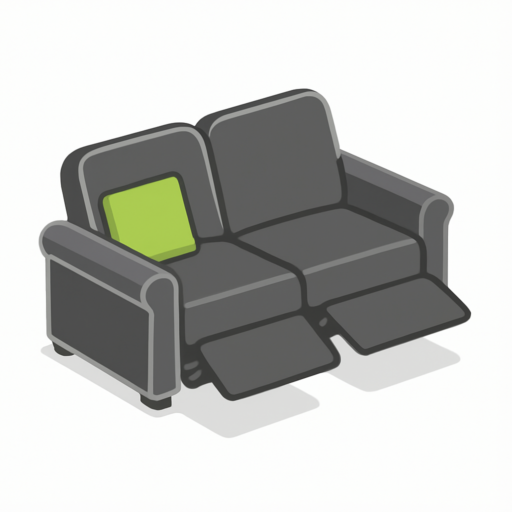 Reclining Sofa (2 Seater)