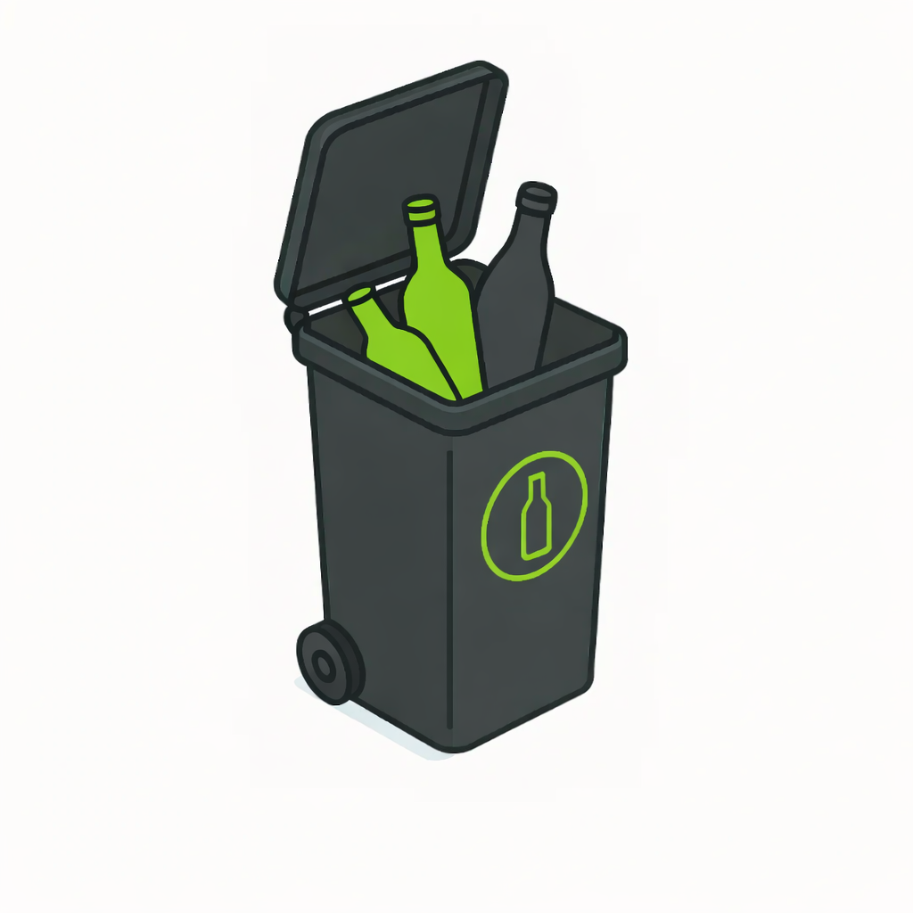 240 LTR (Glass) Bin