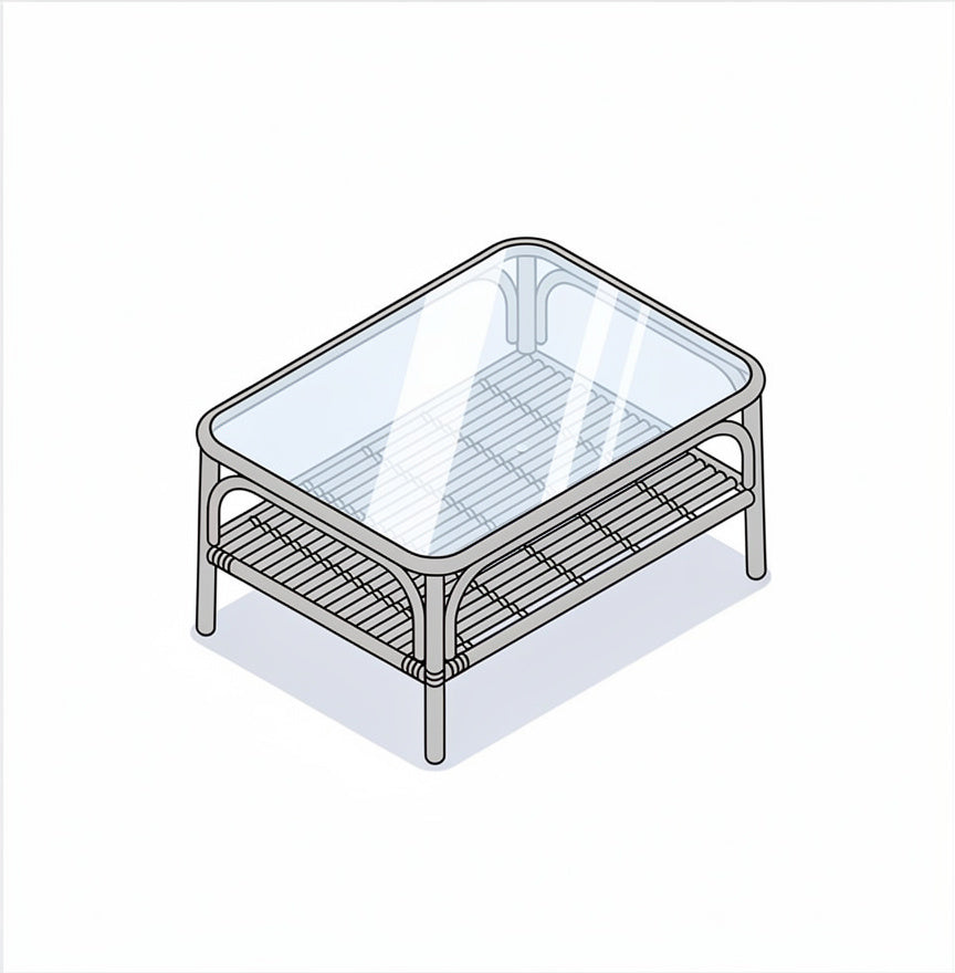 Rattan Coffee Table
