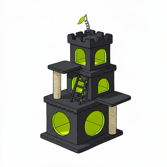 Cat Scratcher & House Large