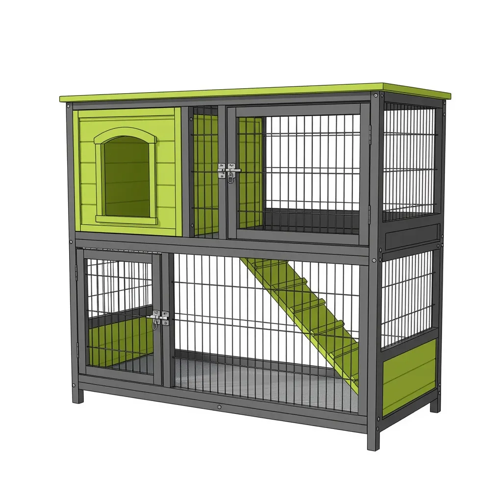 Indoor Hutch 2 Tier