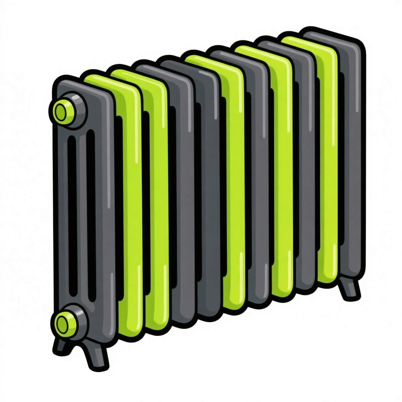 Large Cast Iron Radiator (up to 750 x 1200m & 200kg)