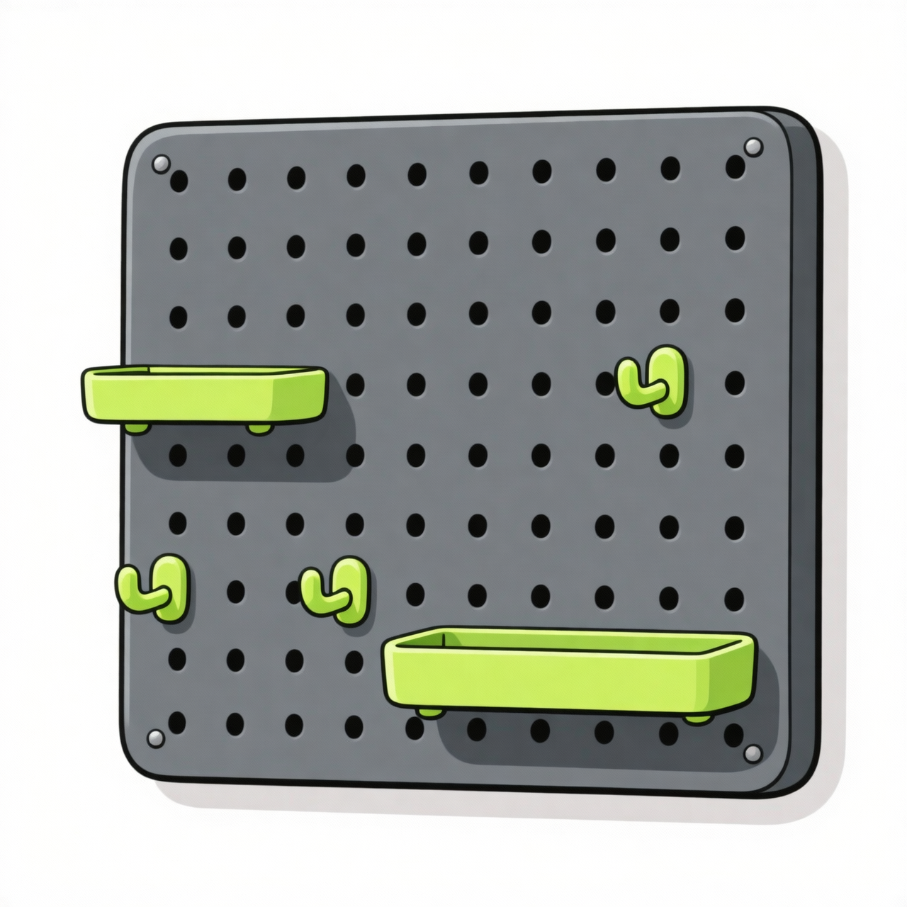 Pegboard / Wall storage panel