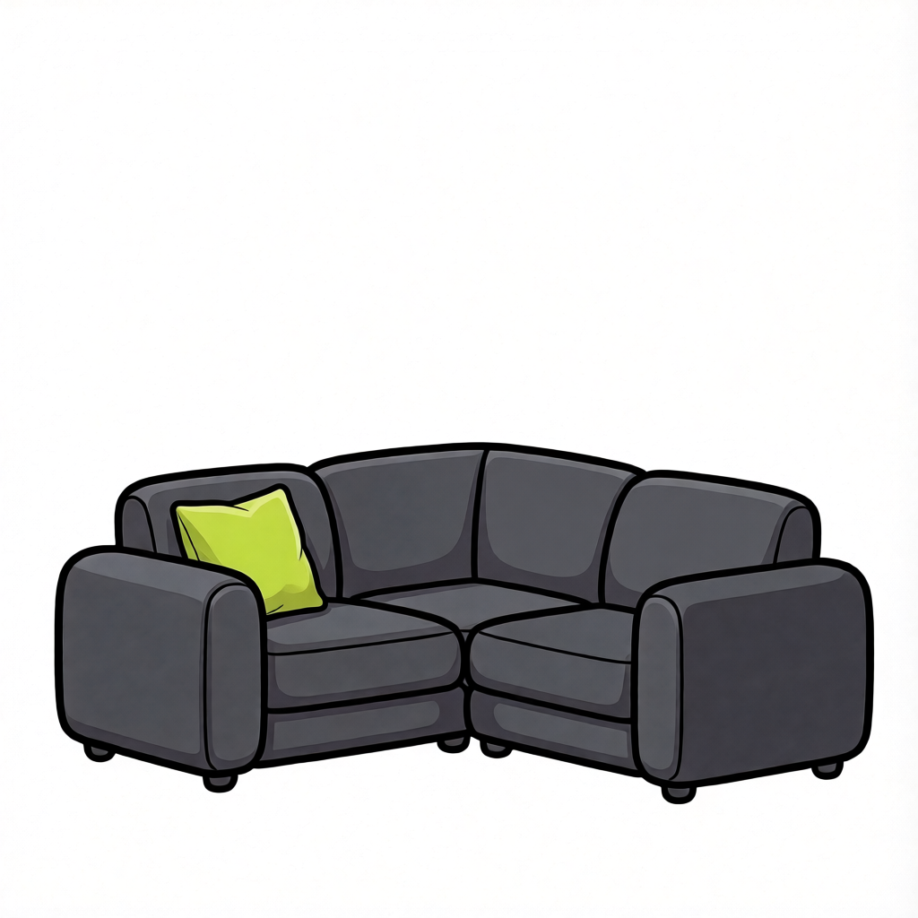 L Shaped Sofa (small)
